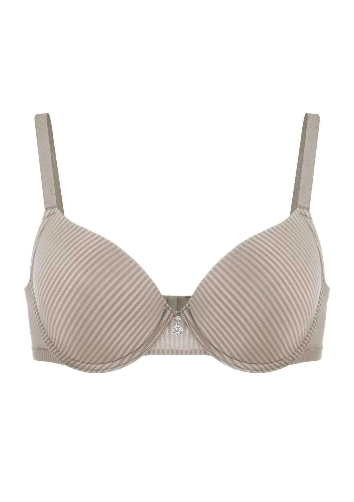 Josephine Striped Smooth Lightly Padded Bra - HSIA