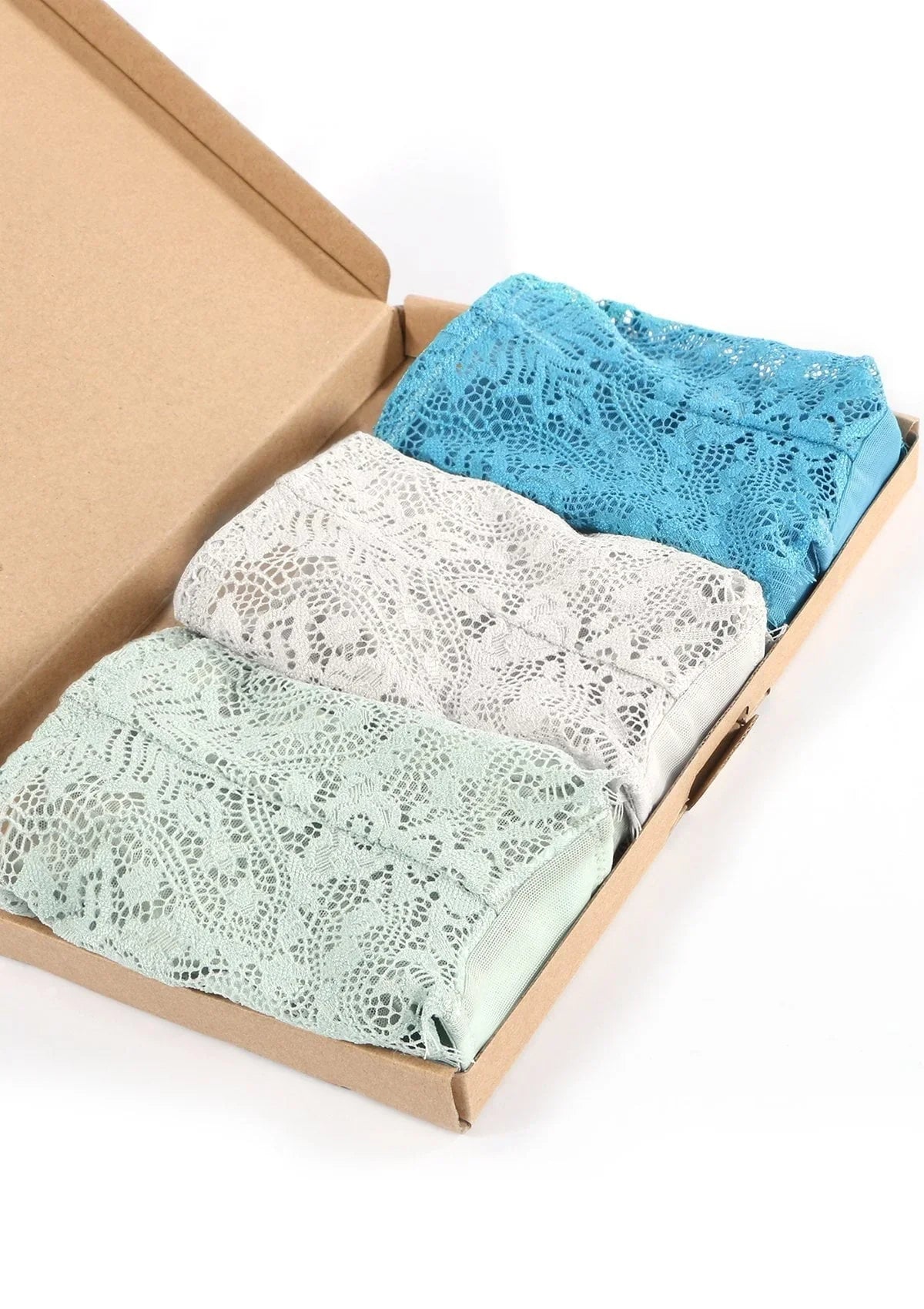HSIA Sunflower Exquisite Lace Bikini Panties 3 Pack - HSIA