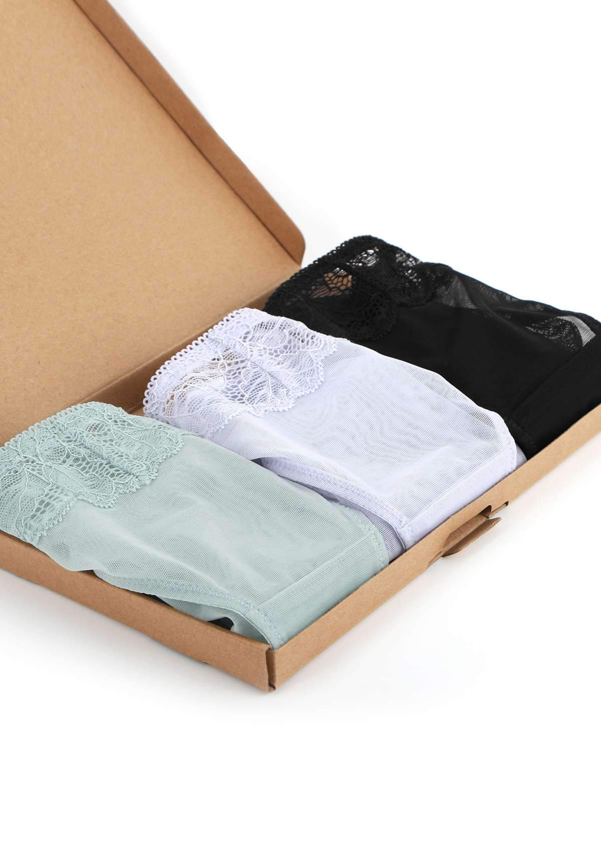 HSIA Vine Lace Comfort Bikini 3 Pack - HSIA