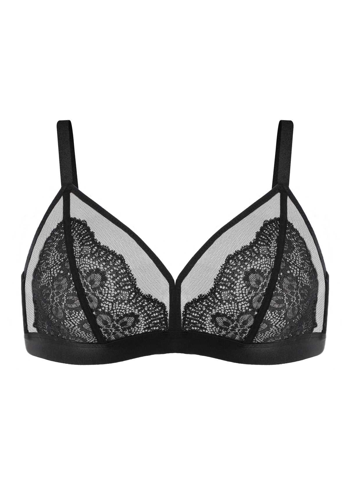 HSIA Wireless Lace Triangle Bra - HSIA