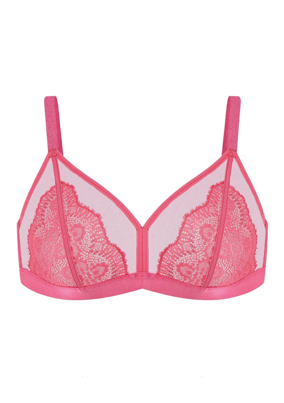 HSIA Wireless Lace Triangle Bra - HSIA