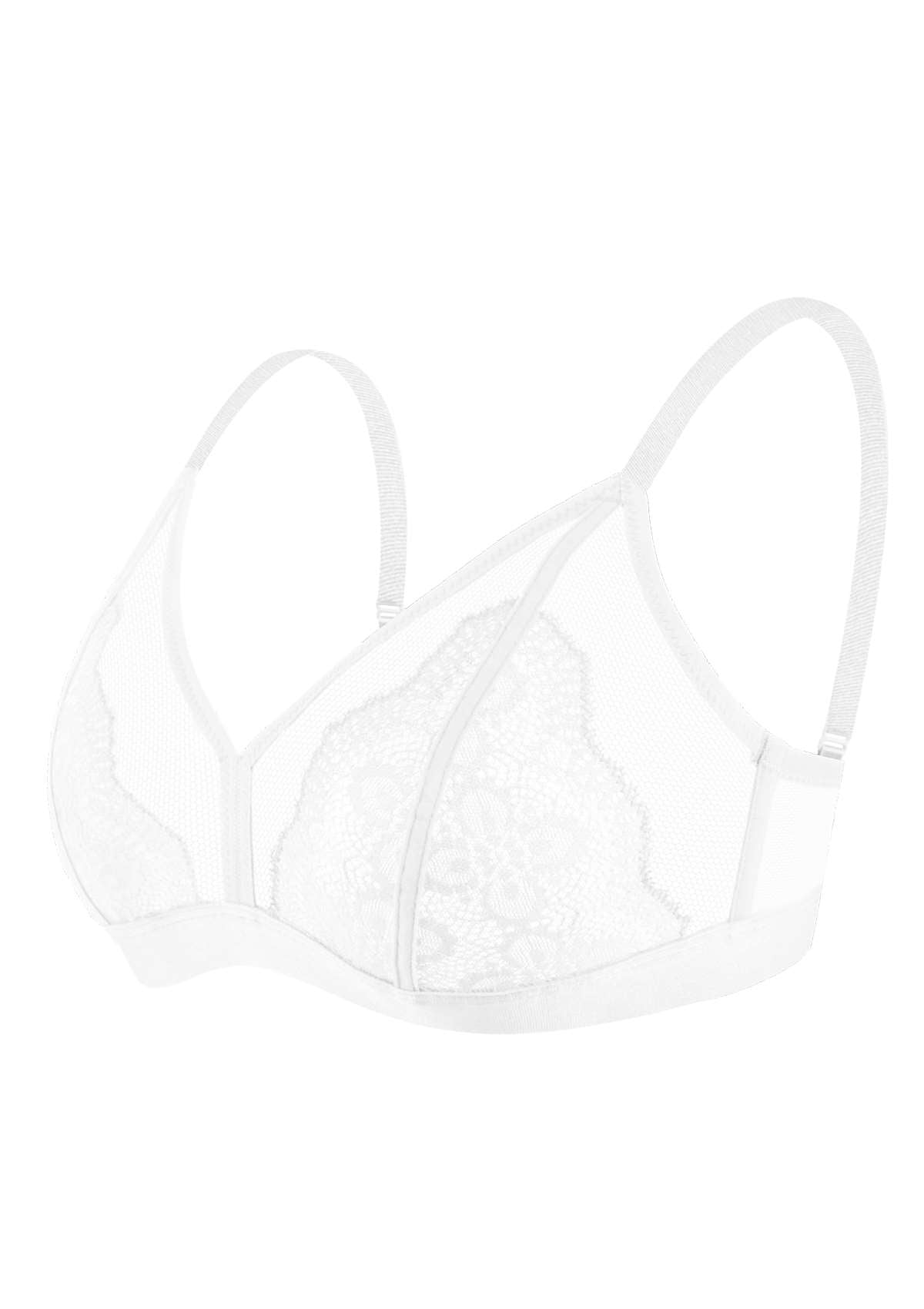 HSIA Wireless Lace Triangle Bra - HSIA