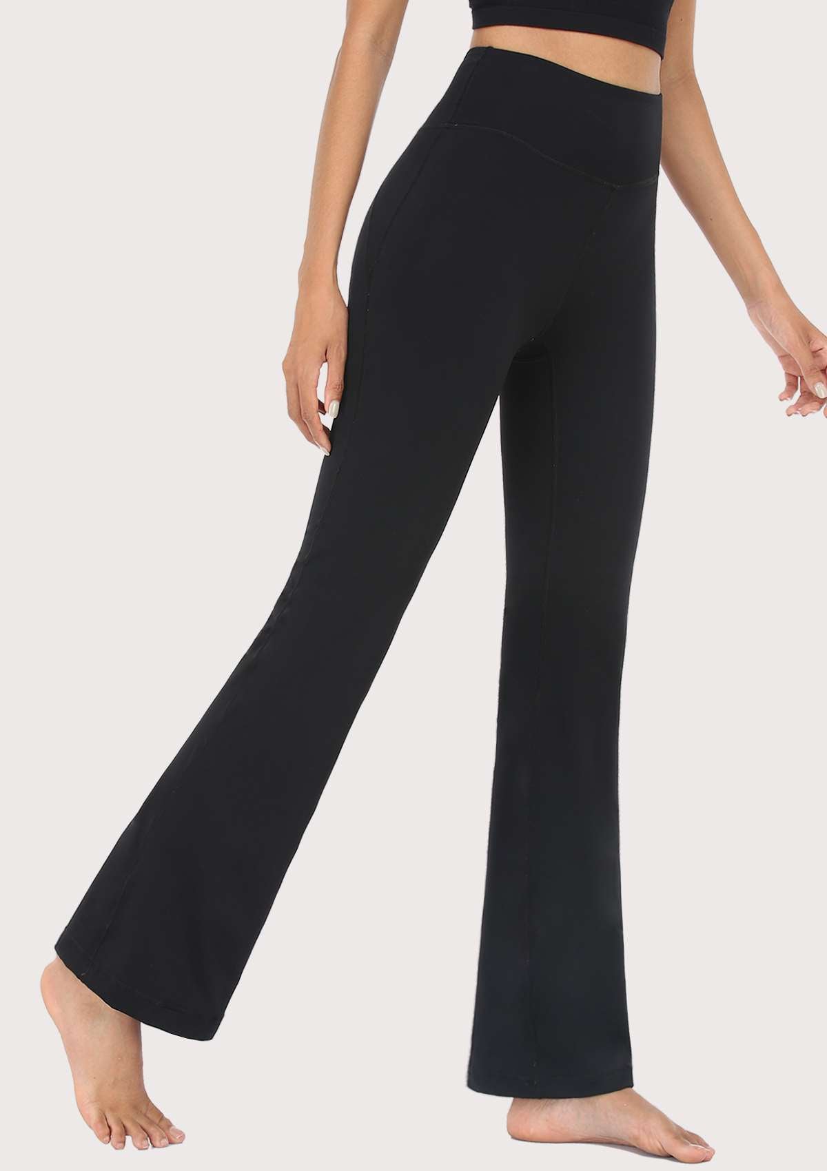 SONGFUL Smooth High Waisted Bootcut Yoga Sports Pants - HSIA