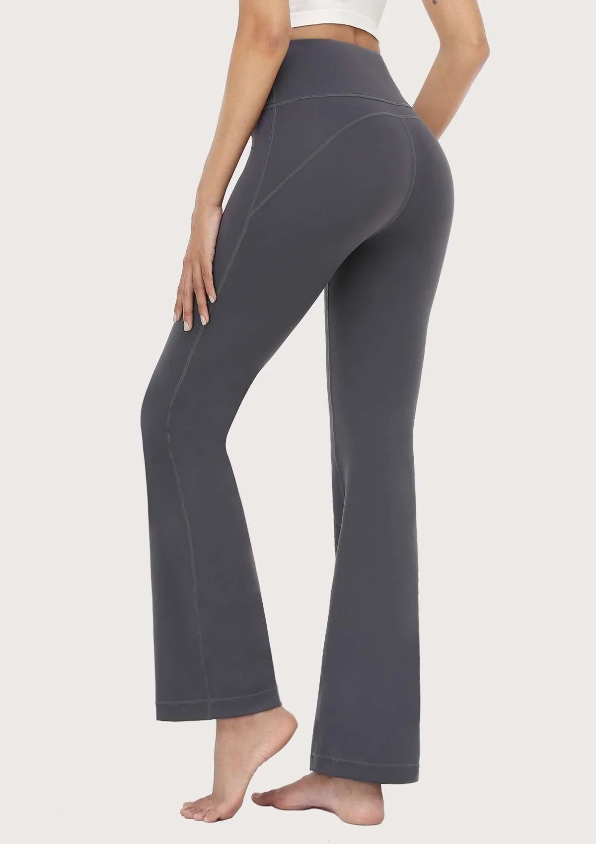 SONGFUL Smooth High Waisted Bootcut Yoga Sports Pants - HSIA
