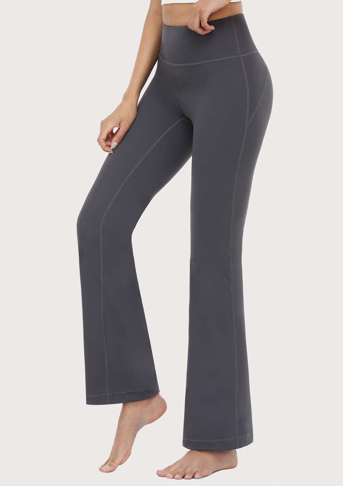 SONGFUL Smooth High Waisted Bootcut Yoga Sports Pants - HSIA