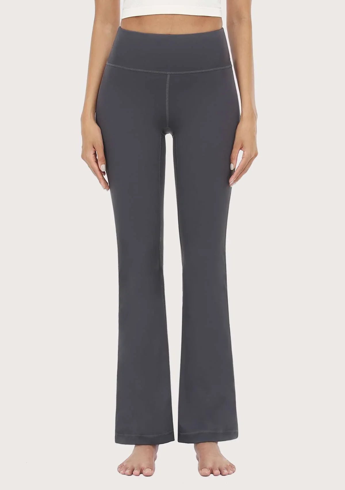 SONGFUL Smooth High Waisted Bootcut Yoga Sports Pants - HSIA