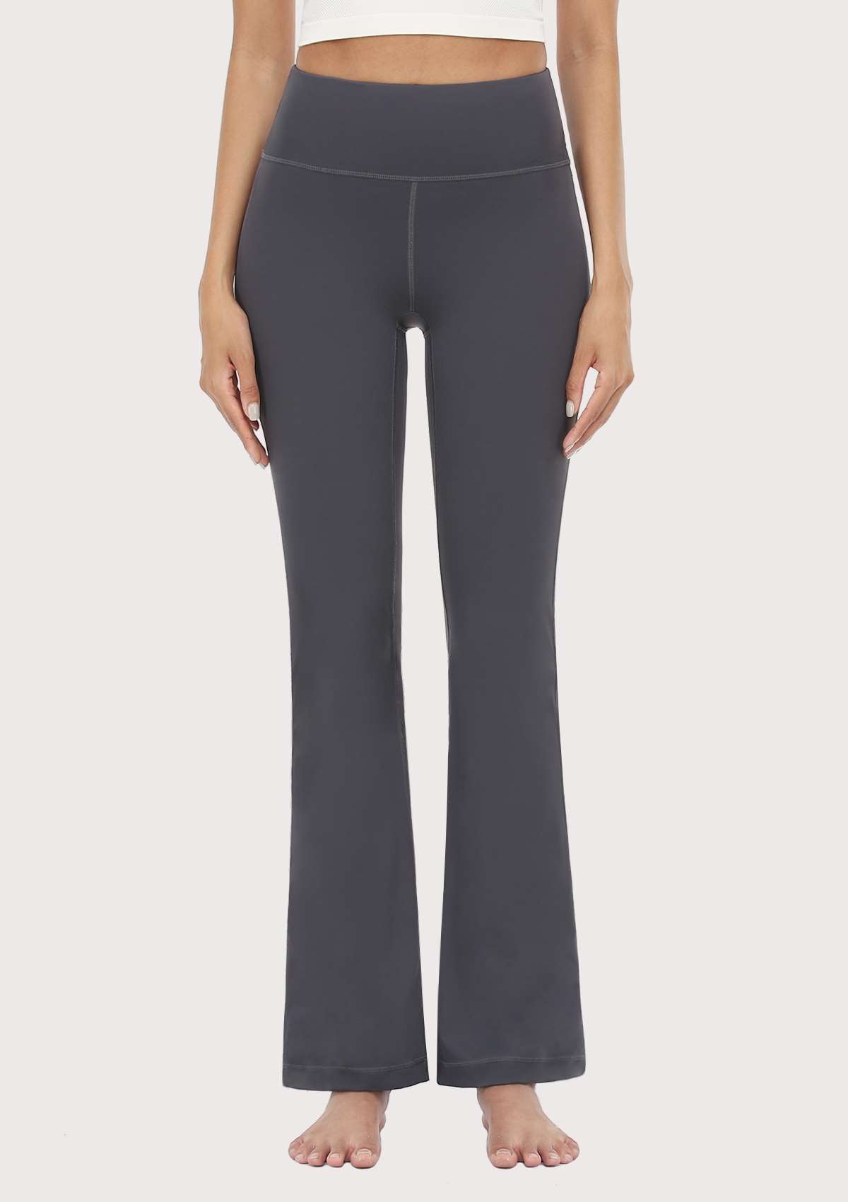 SONGFUL Smooth High Waisted Bootcut Yoga Sports Pants - HSIA
