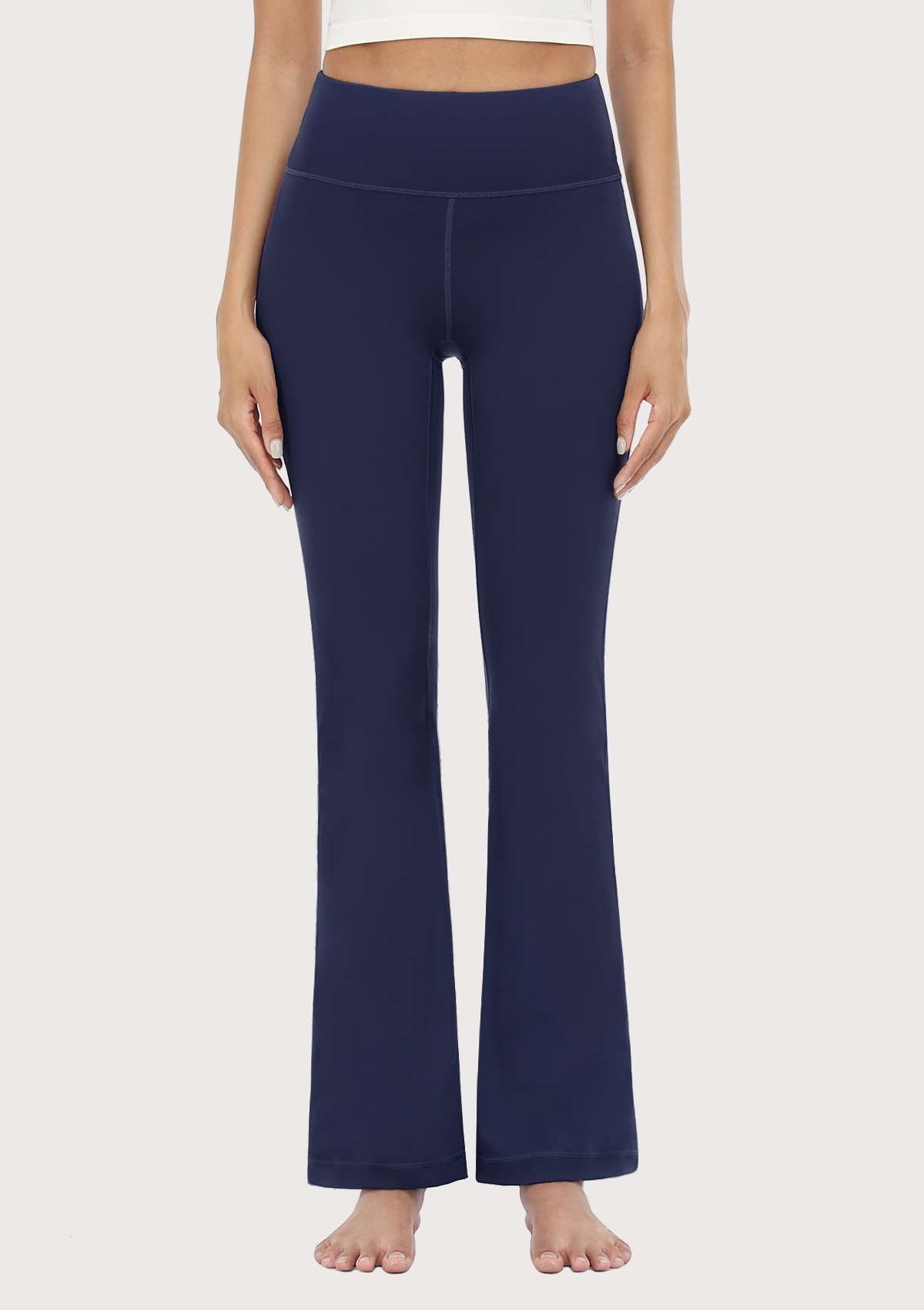 SONGFUL Smooth High Waisted Bootcut Yoga Sports Pants - HSIA