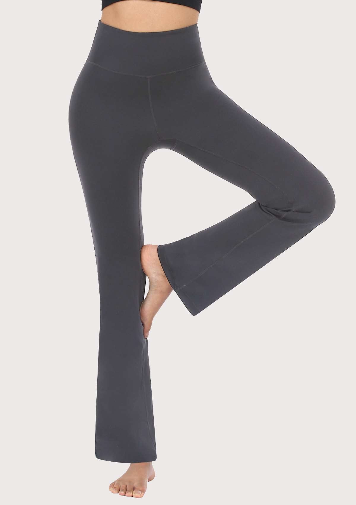 SONGFUL Smooth High Waisted Bootcut Yoga Sports Pants - HSIA