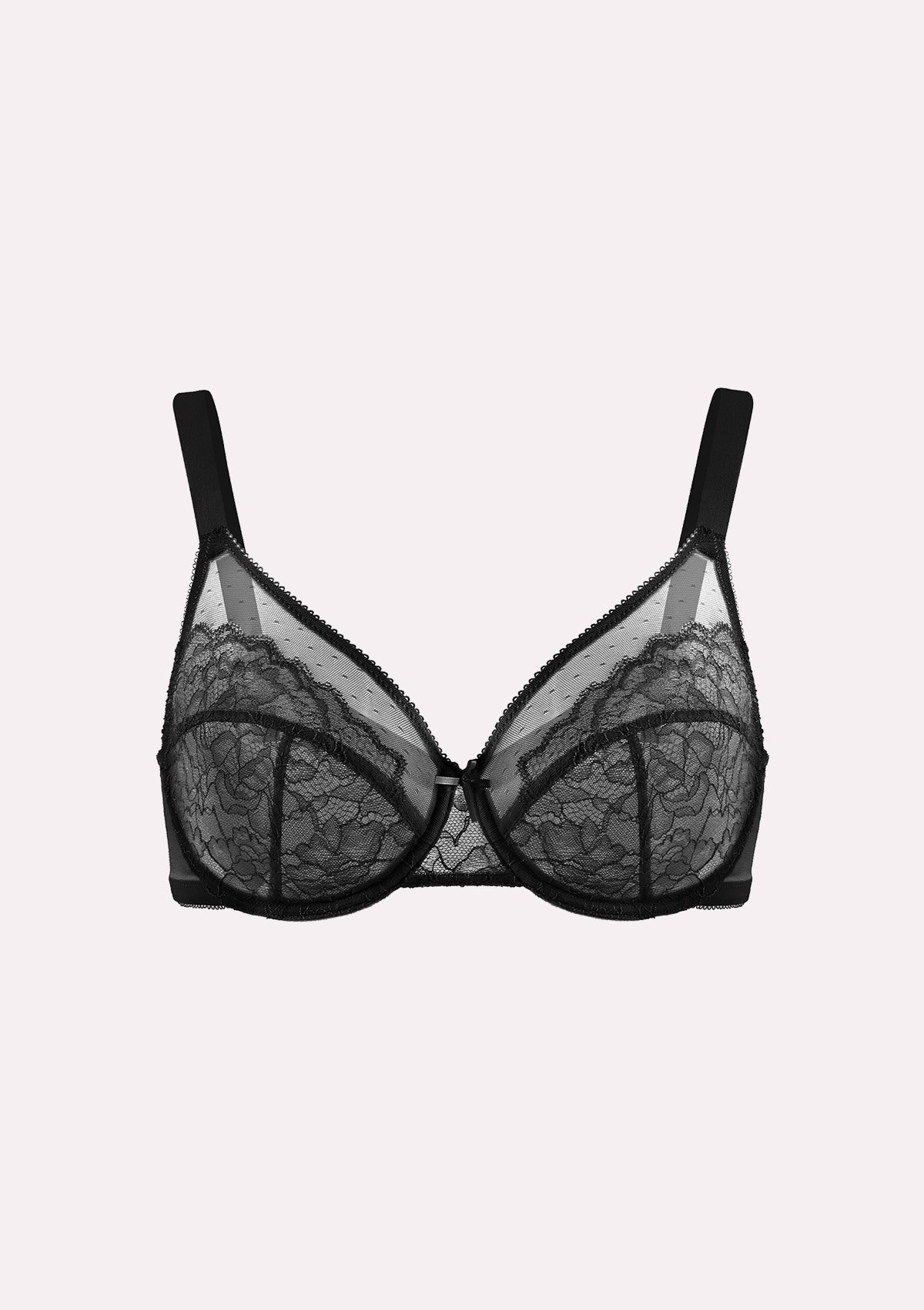 (Cardi B recommends)HSIA Enchante Black Lace Underwire Bra - HSIA