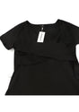 MOMSHIP Maternity Shirt Short Sleeve Nursing Tops - HSIA