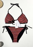 HSIA Enchante Two Piece Halter Tie Side Bikini Bathing Suit - HSIA