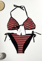 HSIA CoolComfort Two Piece Halter Tie Side Bikini Bathing Suit - HSIA