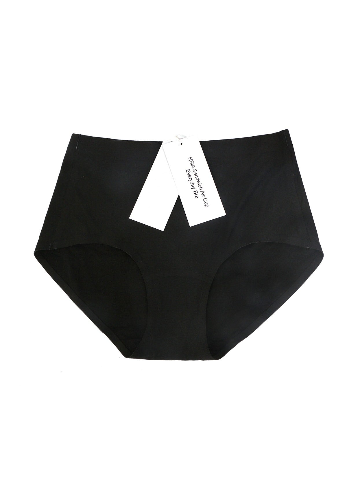 HSIA Sandwich Air Cup High Waist Seamless Ice Silk Invisible Underwear - HSIA