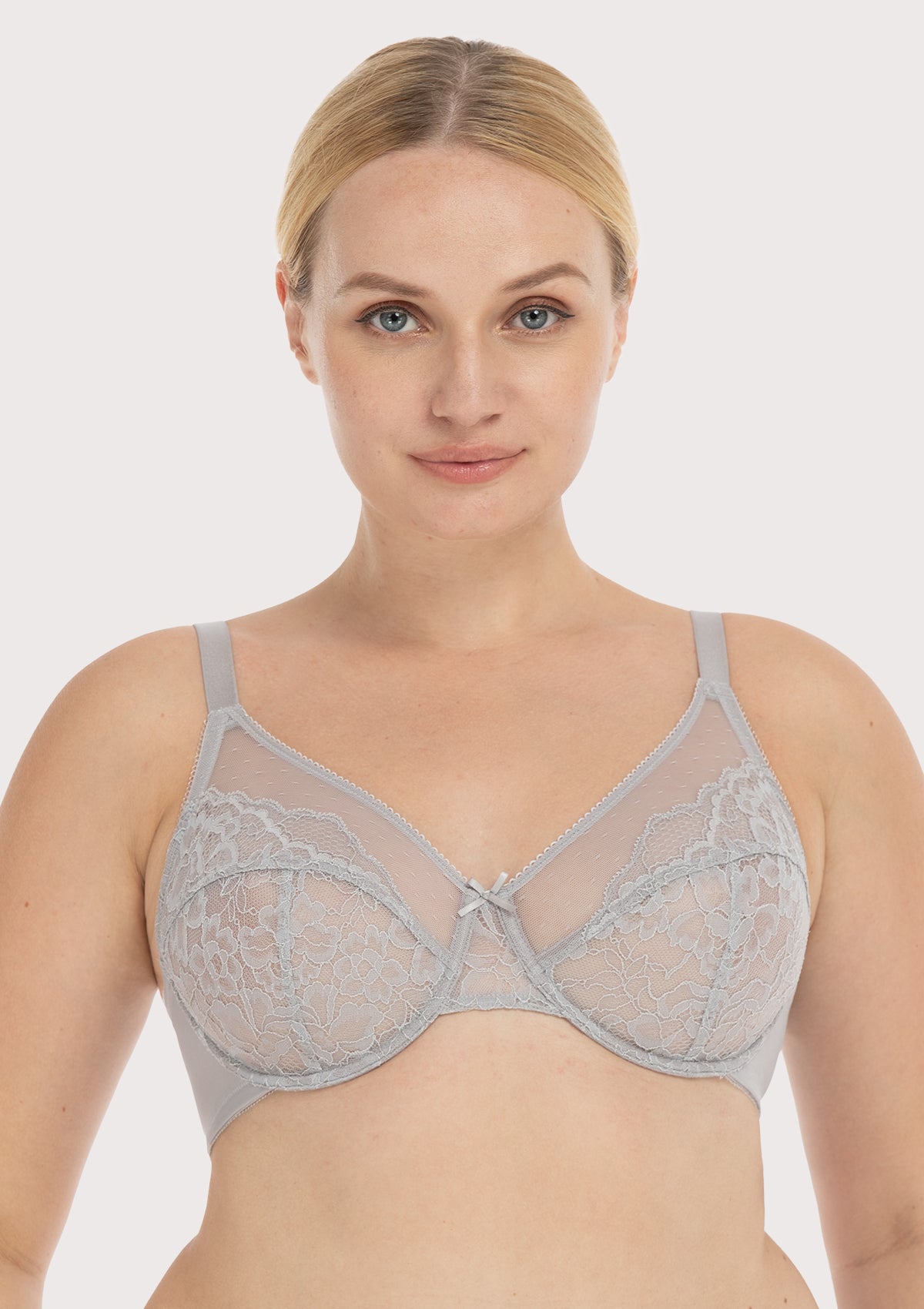 (Cardi B recommends)Enchante Lace Unlined Full Coverage Underwire Bra - HSIA