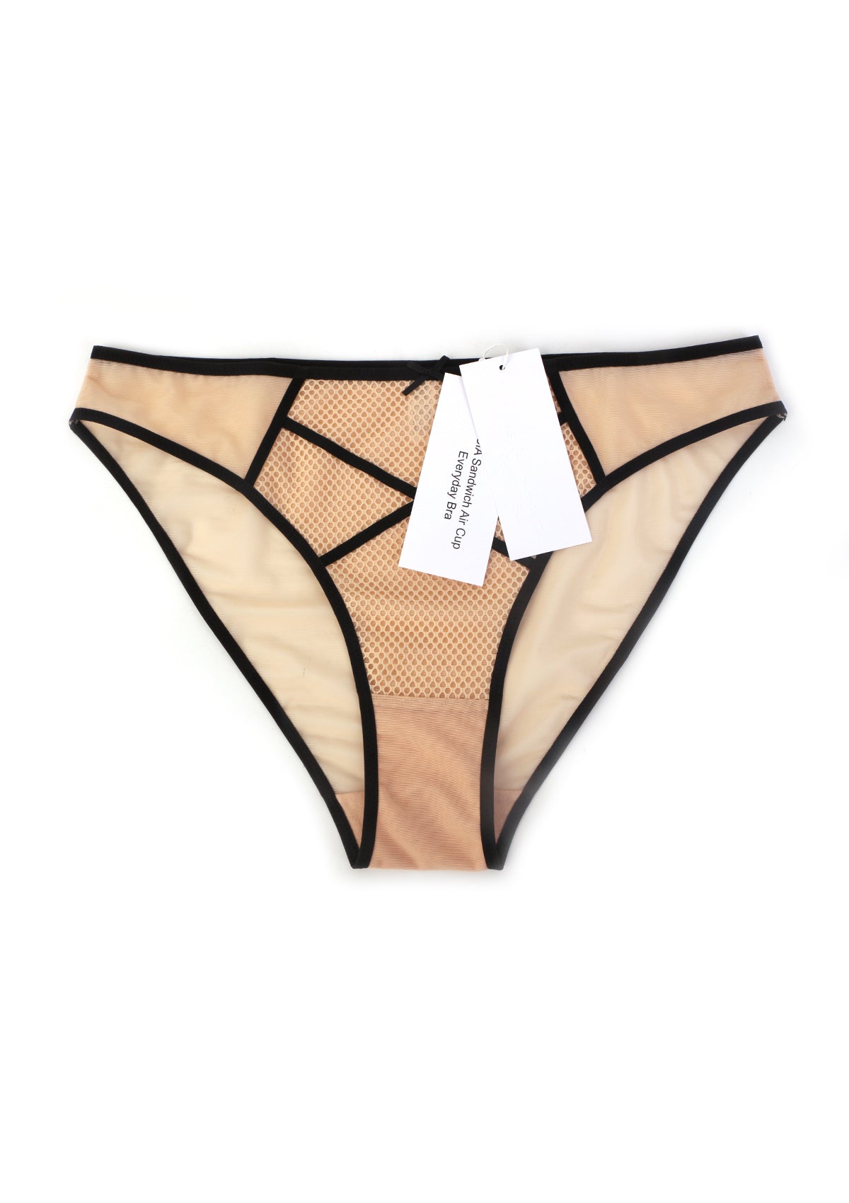 HSIA Sandwich Air Cup Punk Chic Mesh Bikini Underwear - HSIA