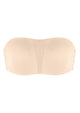Fiery Unlined Seamless Comfort Underwire Plus Size Bandeau Strapless Coffee Bra