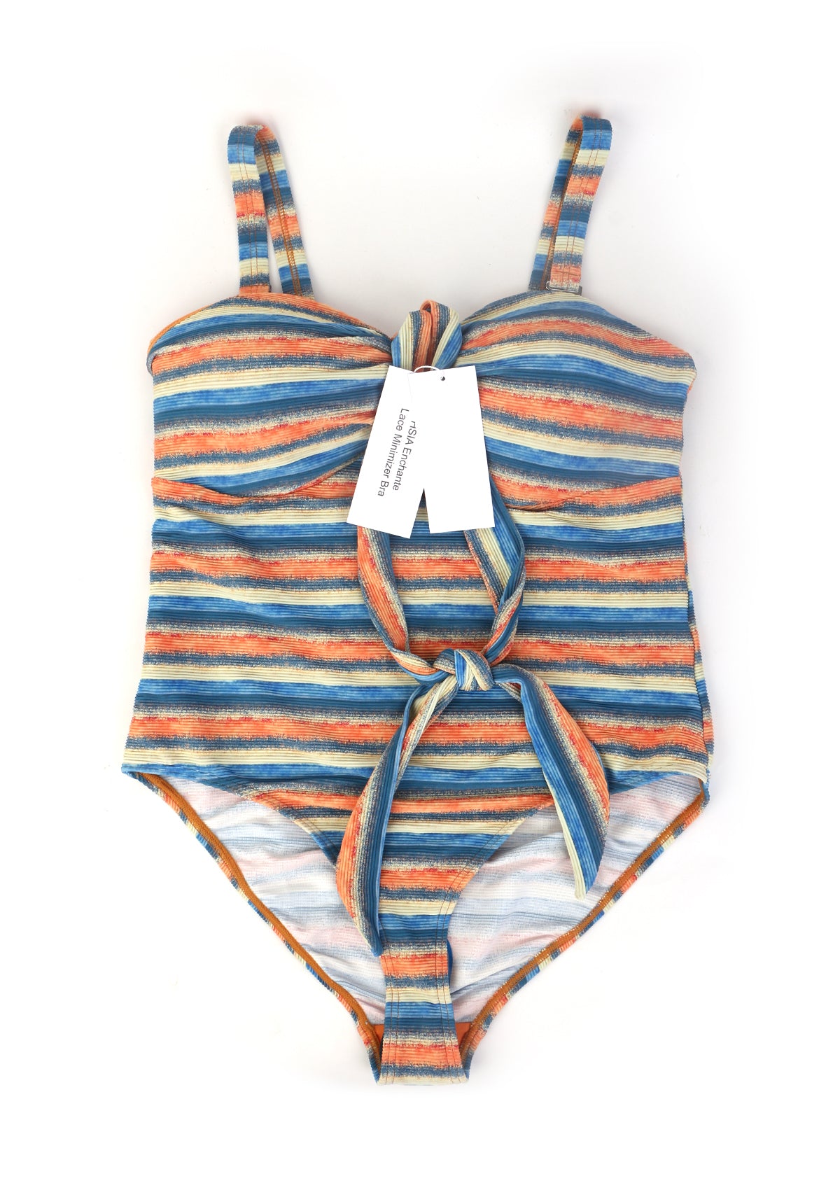 HSIA Enchante Multiway Multi-colored Striped One-piece Swimsuit - HSIA