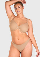 AirMesh Lace Detail Mesh Lightly Padded Full Coverage Underwire T-Shirt Bra - HSIA
