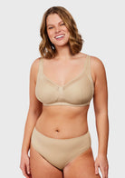 AiryComfort Full Coverage Unlined WireFree Minimizer Bra - HSIA