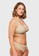 AiryComfort Full Coverage Unlined WireFree Minimizer Bra - HSIA