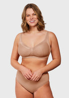 AiryComfort Full Coverage Unpadded WireFree Minimizer Bra - HSIA