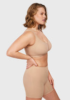 AlignFit Front Closure Posture Corrector Wireless Full Coverage Minimizer Bra - HSIA