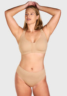 AlignFit Front Closure Posture Corrector Wireless Minimizer Full Coverage Bra - HSIA