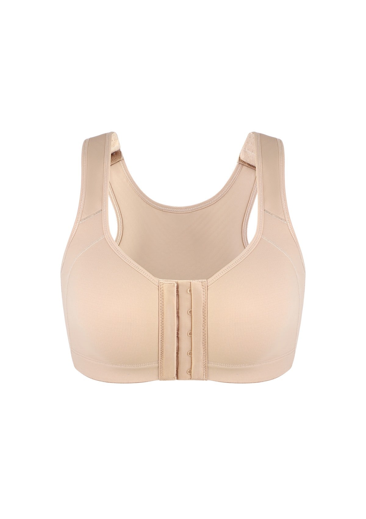 AlignFit Front Closure Posture Corrector Wireless Minimizer Full Coverage Bra - HSIA