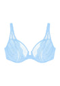 Aqua Passion Front-Close Unlined Lace Bra - HSIA