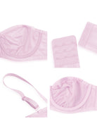 Bella Sheer Mesh Unlined Underwire Strapless Balconette Bra - HSIA