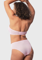 Bella Sheer Mesh Unlined Underwire Strapless Balconette Bra - HSIA