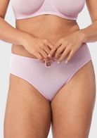 Bella Smooth Sheer Mesh Bikini Underwear - HSIA