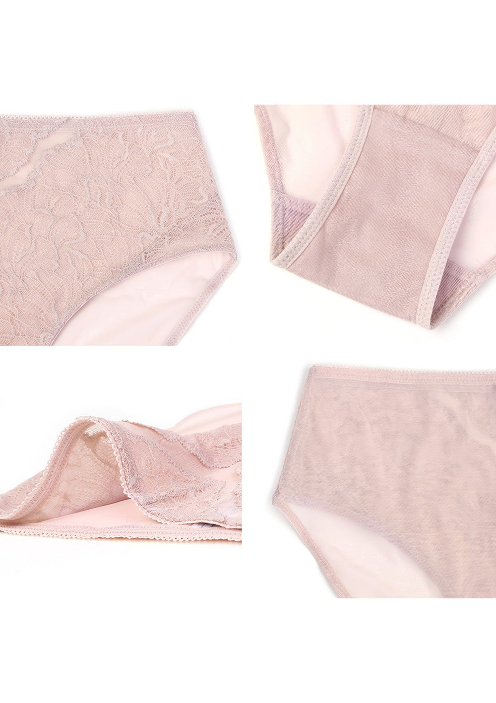 Blossom High-Rise Dark Pink Lace Brief Underwear
