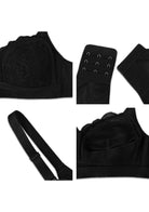 Blossom Mist Lace Trim Wireless Comfort Full Coverage Plus Size Bra - HSIA