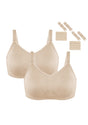 ComfyCare Seamless Full Coverage Wireless Padded Nursing Maternity Bra - HSIA