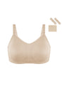 ComfyCare Seamless Full Coverage Wireless Padded Nursing Maternity Bra - HSIA