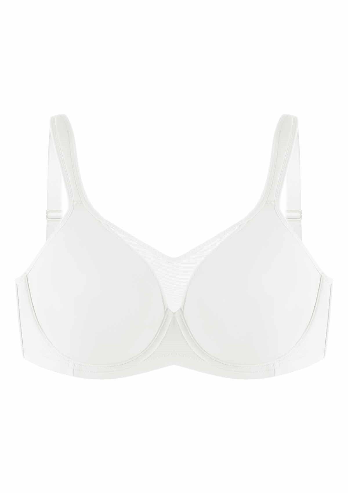 (Cardi B recommends)CoolComfort Smoothing Unlined Minimizer Underwire Bra - HSIA