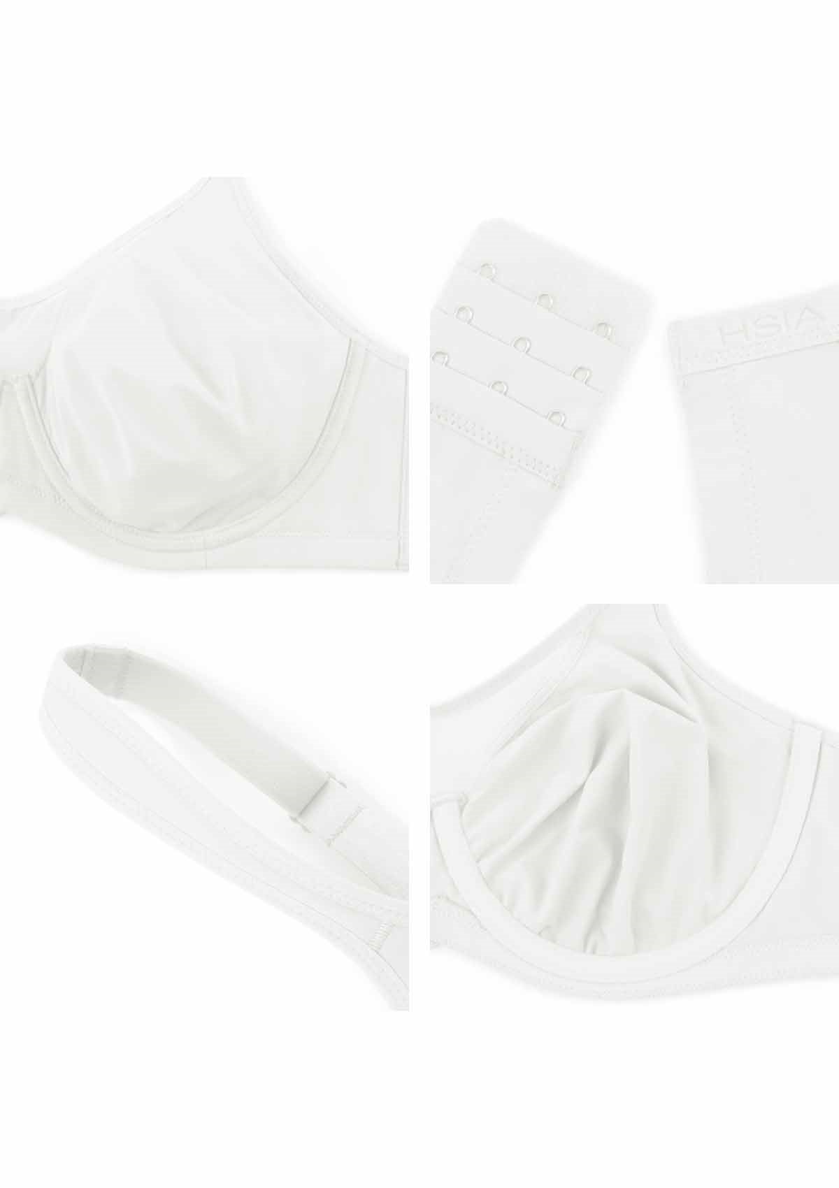 (Cardi B recommends)CoolComfort Smoothing Unlined Minimizer Underwire Bra - HSIA