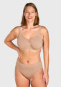 (Cardi B recommends)CoolComfort Smoothing Unlined Minimizer Underwire Bra - HSIA