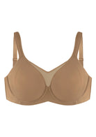 (Cardi B recommends)CoolComfort Smoothing Full Coverage Unlined Underwire Minimizer Bra - HSIA