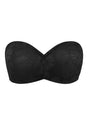 Daisy Lace Non-padded Strapless Minimizer Underwire Bra - HSIA