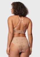 Daisy Smooth Lace Lightly Padded Racerback Underwire T-shirt Bra - HSIA