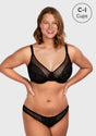 (Cardi B recommends)Enchante Unlined Non-padded Lace Underwire Bra - HSIA