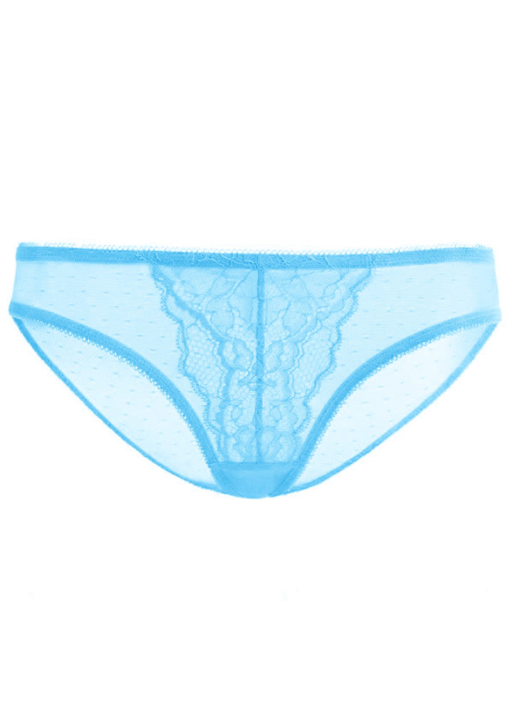 HSIA Mid-Rise Sheer Stylish Lace-Trimmed Supportive Comfy Mesh Pantie