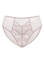 Enchante High-Rise Dark Pink Lace Brief Underwear - HSIA