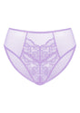 Enchante High-Rise Purple Lace Brief Underwear - HSIA