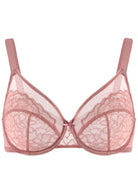 (Cardi B recommends)Enchante Pink Lace Underwire Bra - HSIA