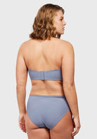 Fiery Unlined Seamless Comfort Underwire Plus Size Bandeau Strapless Bra - HSIA