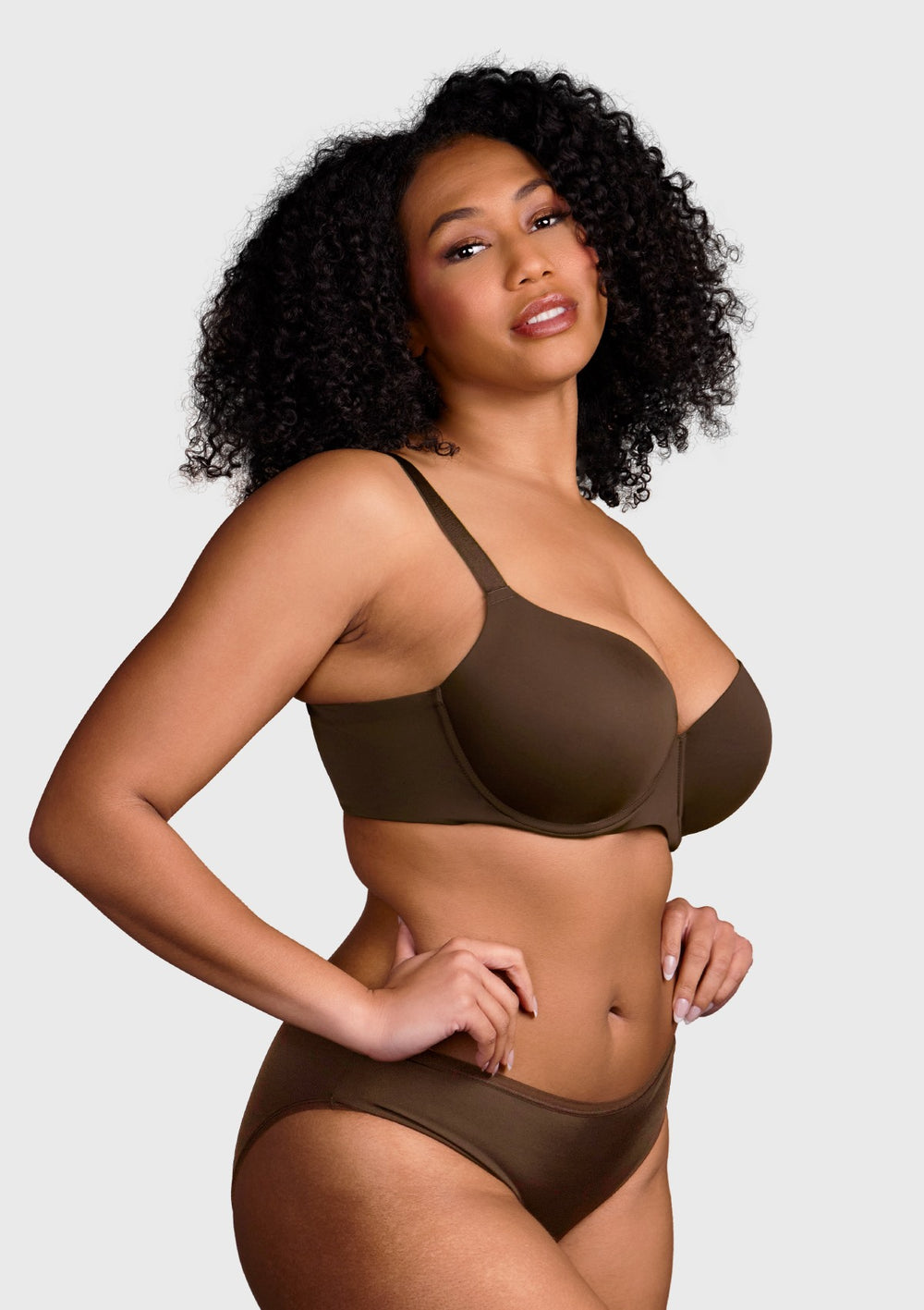 HSIA Gemma Smooth Supportive Padded T-shirt Bra - For Full Figures
